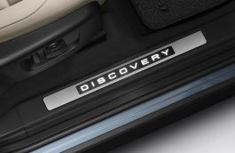 Discovery Sport Sill Treadplates - Illuminated, Ebony, RHD, Right Side, 20MY - Pre 23MY