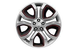 Discovery Sport 19" Style 5023, Ceramic Polished and Red Pinstripe