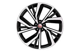 Jaguar I-PACE 22" Style 5056, Diamond Turned with Gloss Dark Grey contrast