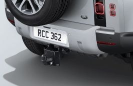 Land Rover Defender Multi-Height Tow Bar Kit - Air Suspension, Satin Starlight Tow Eye Cover, Pre 23MY