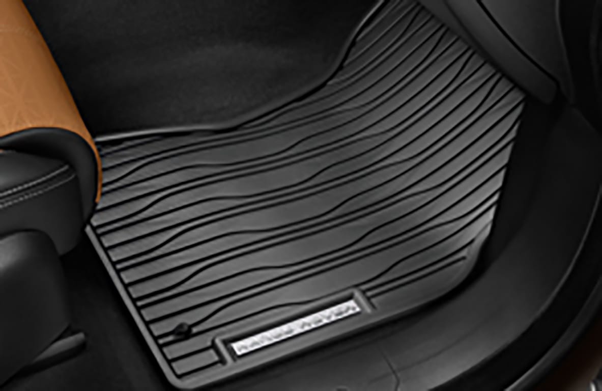 Range Rover Velar Rubber Mats - Ebony, RHD