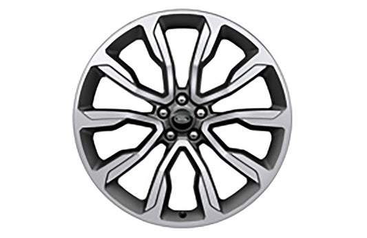 Range Rover Velar 22" Style 1051, Diamond Turned with Satin Technical Grey contrast