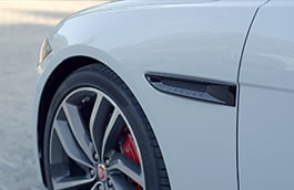 Jaguar XF Side Power Vent Kit - Gloss Black, Pre 21MY