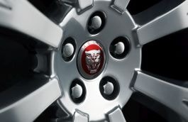 Jaguar I-PACE Wheel Centre Badge - Red Logo