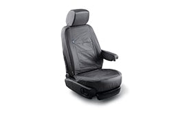 Discovery (2009-2016) Waterproof Seat Covers - Ebony, Front Seat, Non DVD