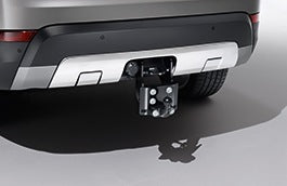 Discovery Tow Eye Cover - Electrically Deployable Tow Bar, Detachable Tow Bar, Indus Silver, Pre 21MY