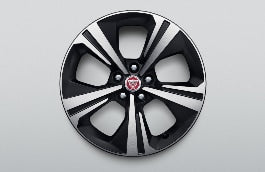 18" Style 5118, Diamond Turned with Satin Black contrast