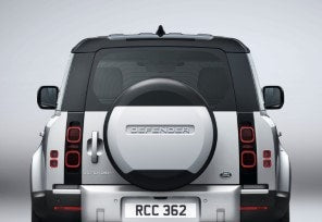Land Rover Defender Ceres Silver Spare Wheel Cover