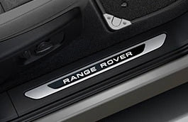 Range Rover Evoque Sill Treadplates - Illuminated, Front, RHD
