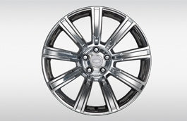 Alloy Wheel - 21" Style 9001, 9 spoke, Forged, Full Machine Polished