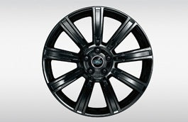 Alloy Wheel - 21" Style 9001, 9 Spoke, Forged, Satin Black