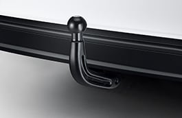 Jaguar XE Detachable Tow Bar Kit, LH Exhaust, vehicles with Space Saver Spare Wheel, 20MY only
